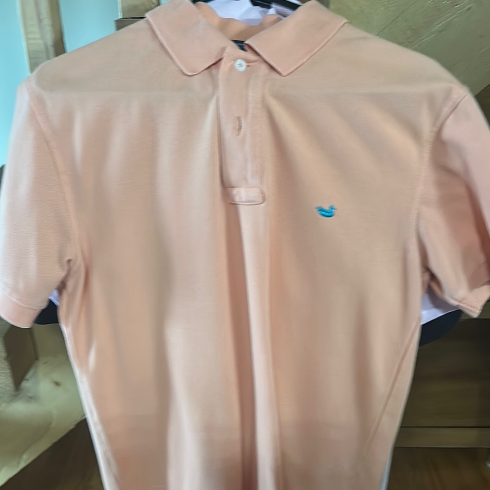 Men's Peach Polo Shirt